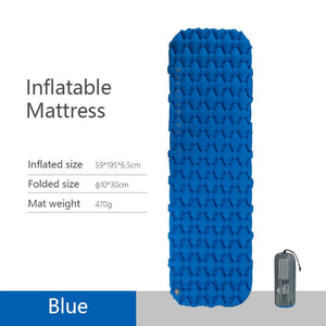 Naturehike Nylon TPU Sleeping Pad Lightweight Moisture-proof Air Mattress Portable Inflatable Mattress Camping Mat