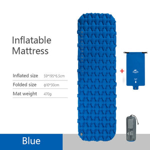 Naturehike Nylon TPU Sleeping Pad Lightweight Moisture-proof Air Mattress Portable Inflatable Mattress Camping Mat