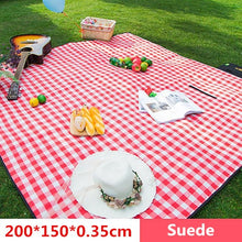 Load image into Gallery viewer, Picnic Mats 200*200cm Camping Moistureproof Outdoor Beach Mat Baby Climb Plaid Blanket Beach Yoga Baby 600D Oxford pad