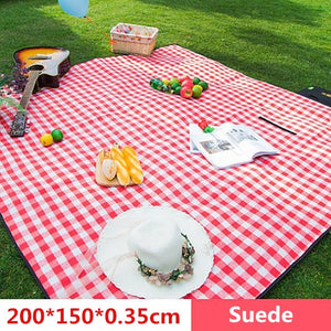 Picnic Mats 200*200cm Camping Moistureproof Outdoor Beach Mat Baby Climb Plaid Blanket Beach Yoga Baby 600D Oxford pad