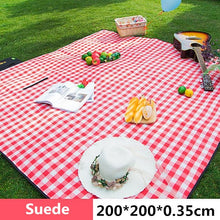 Load image into Gallery viewer, Picnic Mats 200*200cm Camping Moistureproof Outdoor Beach Mat Baby Climb Plaid Blanket Beach Yoga Baby 600D Oxford pad