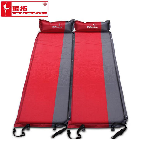 Outdoor Camping Mat Automatic Air mattress Beach Inflatable Mattress Self-inflating Tourist Mat Sleeping Pad (170+25)*65*5cm