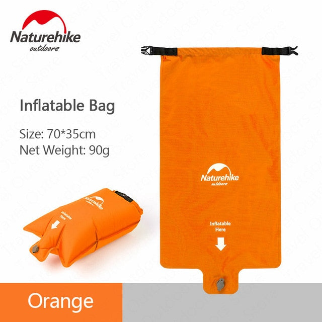 Naturehike Outdoor Camping Mat Inflatable Bag Inflatable Tent Sleeping Pad Ultralight Portable Picnic Air Mat Camping Picnic Pad