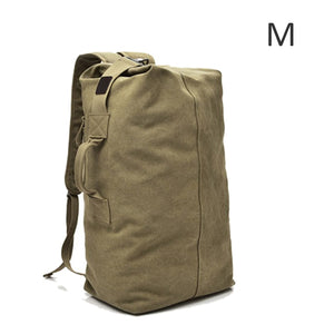 Large Capacity Travel Climbing Bag Tactical Military Backpack Women Army Bags Canvas Bucket Bag Shoulder Sports Bag Male XA208WD
