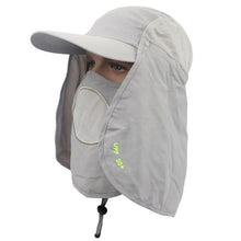 Load image into Gallery viewer, Hot! Fishing Suns Anti UV Cap Headband Protection Face Neck Flap Sun Rain Hat Cap Fishing Hiking