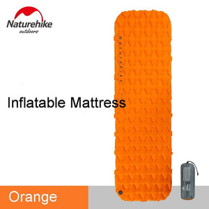 Naturehike Outdoor Ultralight Inflatable Mattress 2 Person Sleeping Pads Waterproof Bags Thicken Camping Mat W Fill Air Bag 970g